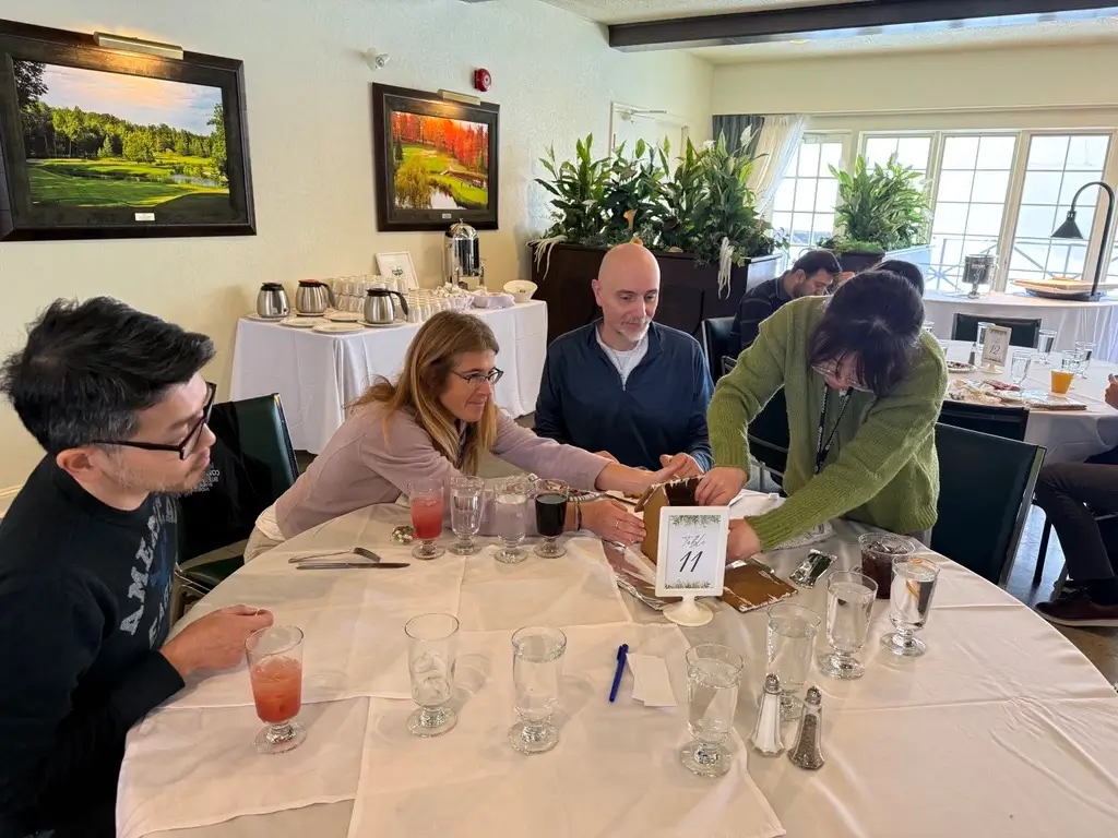 Photo of members of the Ottawa March Networks team around a table